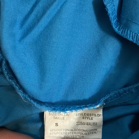 Blue scrub set - Picture 5 of 5